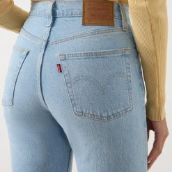 501® High-Rise Straight Leg Cropped Jeans