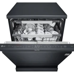 14 Place Setting TrueSteam™ Full Size Freestanding Dishwasher Matte Black