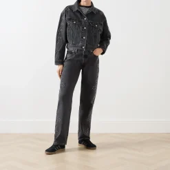 New LEVIS 501™ 90s Stud Embellished Straight Leg Jeans