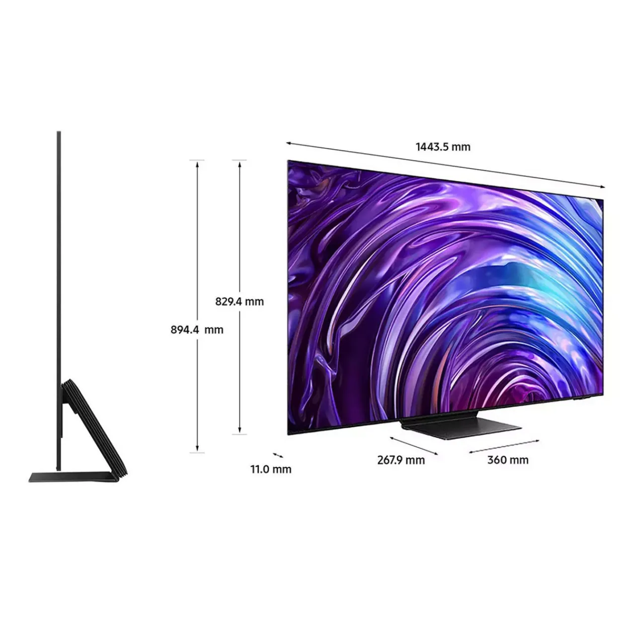 Best SAMSUNG 65" S95D OLED 4K Smart TV One Connect Box