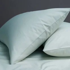 200 Thread Count Cotton Percale Pillowcase Duck Egg