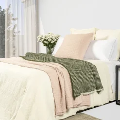 300 Thread Count Cotton Sateen Fitted Sheet Ivory