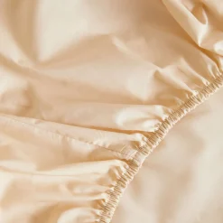 Best FOXFORD 300 Thread Count Cream Fitted Sheet