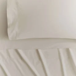 New SHERIDAN 500 Thread Count Fitted Sheet Chalk