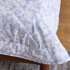 Sale FOXFORD 180 Thread Count Garden Bouquet Quilted Blanket