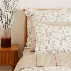 300 Thread Count Herringbone Stripe Pillowcase Set