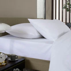 Fashion THE LYNDON COMPANY 1000 Thread Count Housewife Pillowcase Pair White