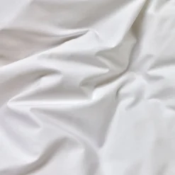 200 Thread Count Organic Percale Duvet Set White