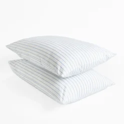 Outlet FOXFORD 180 Thread Count Pinstripe Pillowcase Set