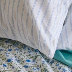 Outlet FOXFORD 180 Thread Count Pinstripe Pillowcase Set