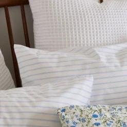 Outlet FOXFORD 180 Thread Count Pinstripe Pillowcase Set