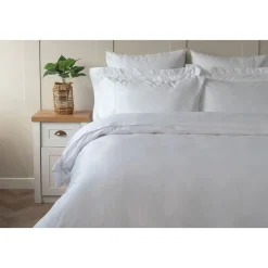 600 Thread Count Pure Egyptian Cotton Sateen Square Pillow Case White