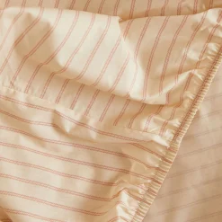 Discount FOXFORD 180 Thread Count Romantic Stripe Fitted Sheet