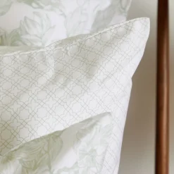 Clearance FOXFORD 300 Thread Count Sage Trellis Pillowcase Set