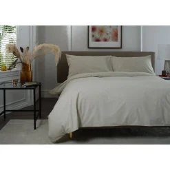 400 Thread Count Sateen Duvet Set Natural