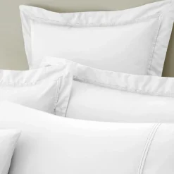 Discount DORMA 500 Thread Count Square Pillowcase White