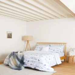 New FOXFORD 300 Thread Count Toile Duvet Set