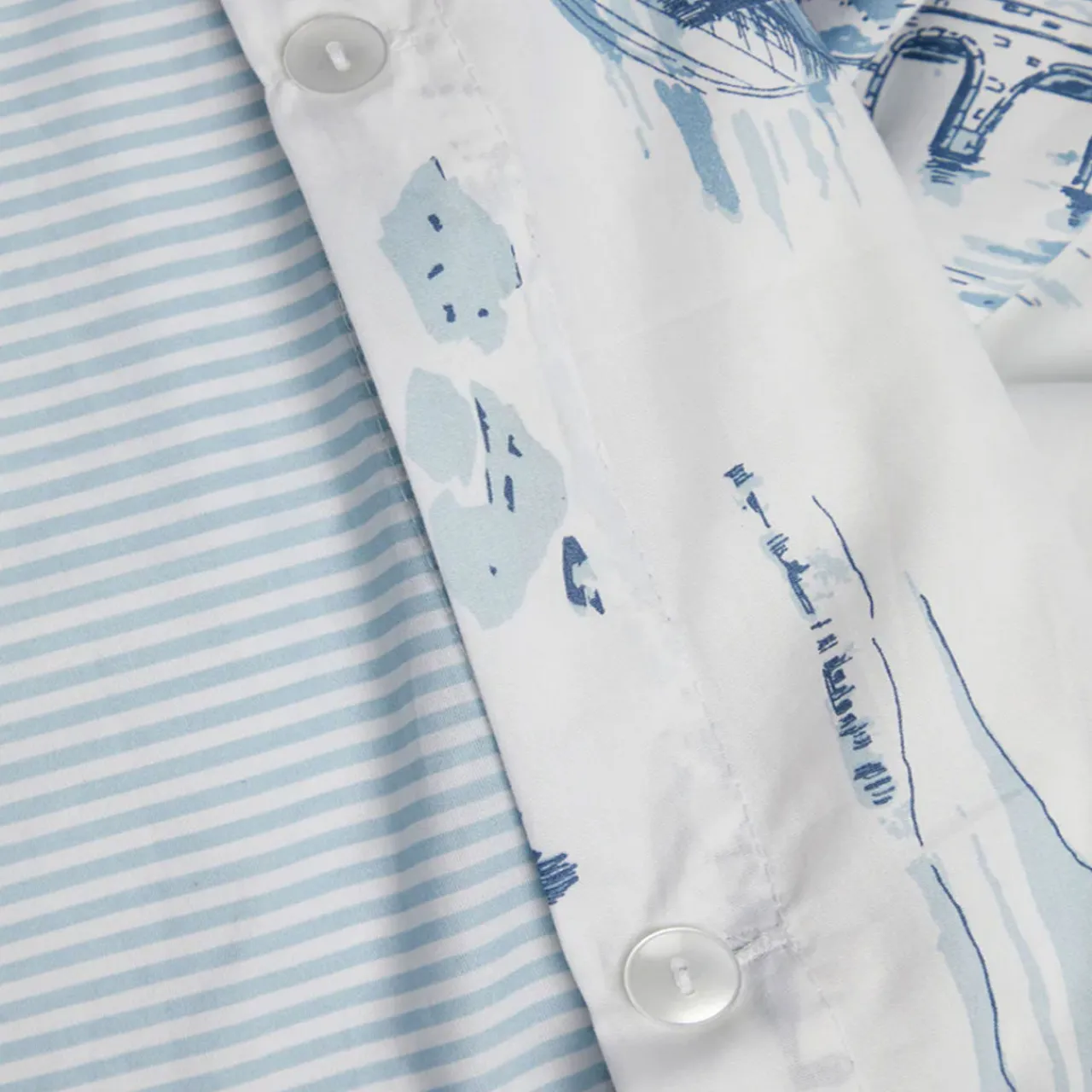 New FOXFORD 300 Thread Count Toile Duvet Set