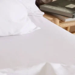 300 Thread Count White Sateen Pillowcase Set