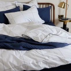 300 Thread Count Windowpane Pillowcase Set