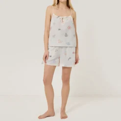 Discount JIGSAW Abstract Embroidered Cami & Shorts Pyjama Set
