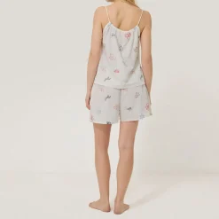 Discount JIGSAW Abstract Embroidered Cami & Shorts Pyjama Set