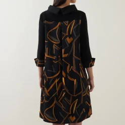 Abstract Print Mini Dress