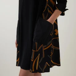 Abstract Print Mini Dress