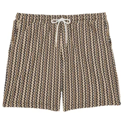 Hot REISS Abstract Stripe Drawstring Shorts