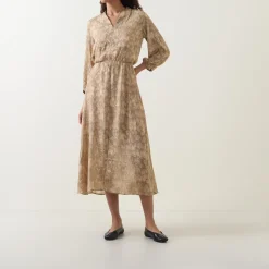 Addison Tonal Dotted Dress