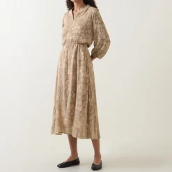 Addison Tonal Dotted Dress