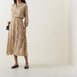 Addison Tonal Dotted Dress