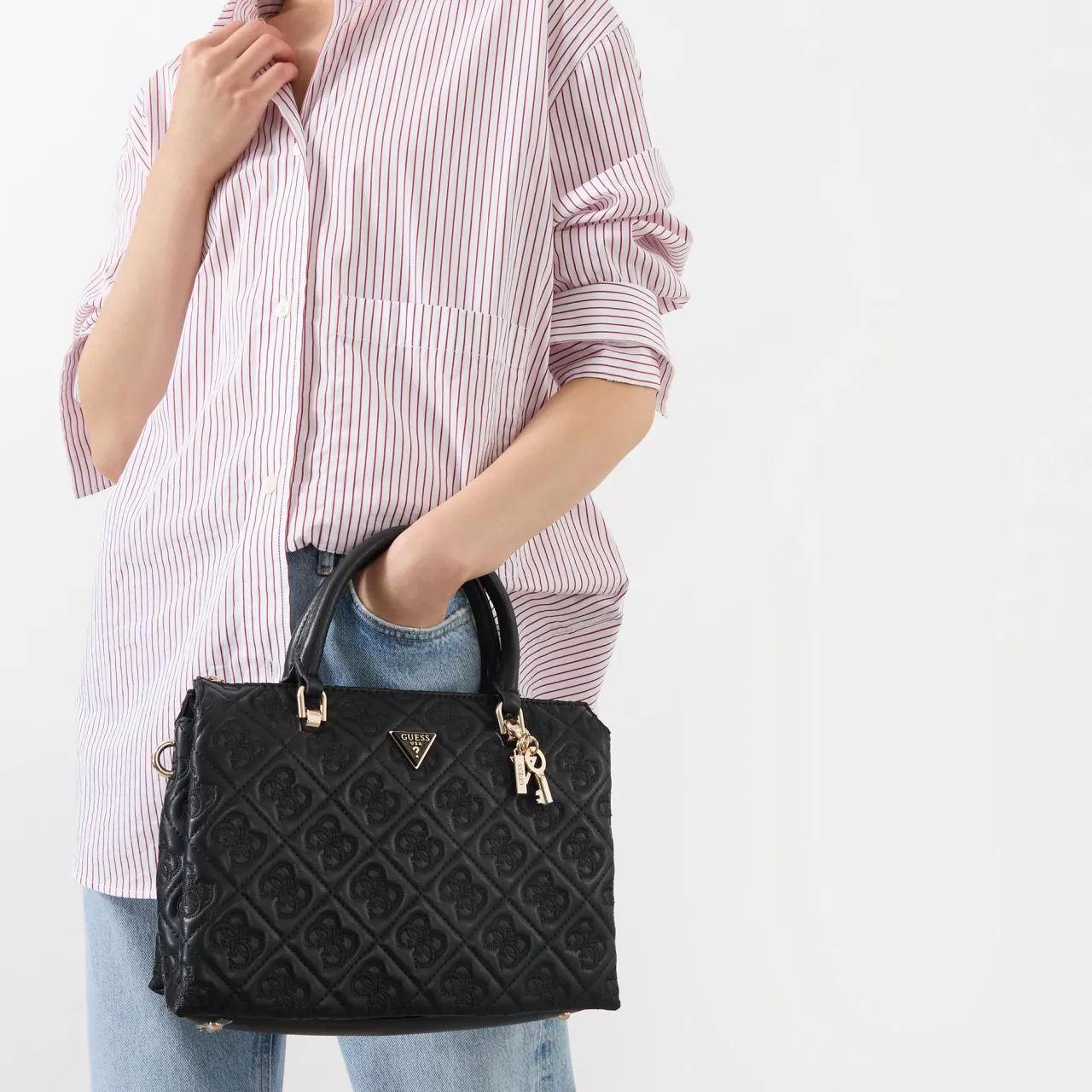 Online GUESS Adelasia Medium Satchel