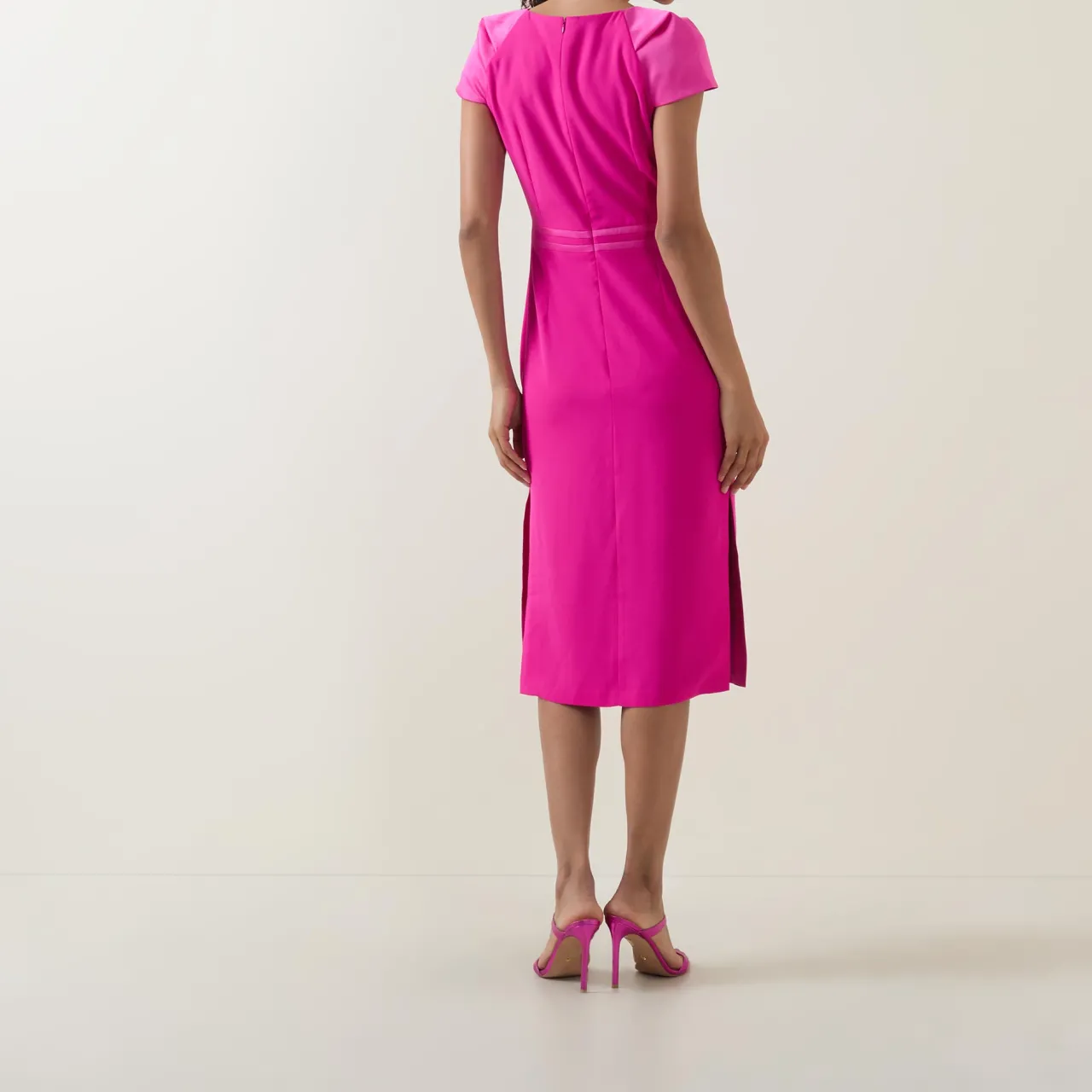 Sale CAROLINE KILKENNY Adeline Double Stripe Pencil Dress