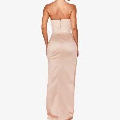 Sale HOUSE OF CB Adrienne Satin Strapless Corset Gown