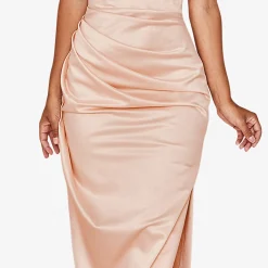 Sale HOUSE OF CB Adrienne Satin Strapless Corset Gown