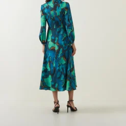 Clearance CAROLINE KILKENNY Agnes Printed Wrap Dress