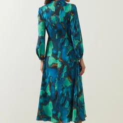Clearance CAROLINE KILKENNY Agnes Printed Wrap Dress