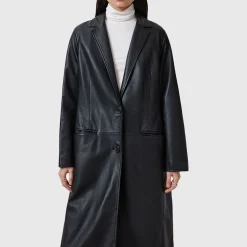 Aire Leather Coat