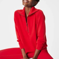 Outlet SPANX AirEssentials Half Zip Sweat Top
