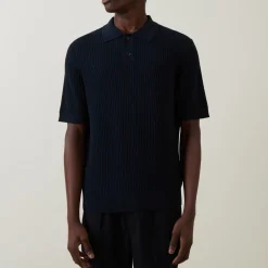 New BOSS Akoppo Ribbed Polo Shirt