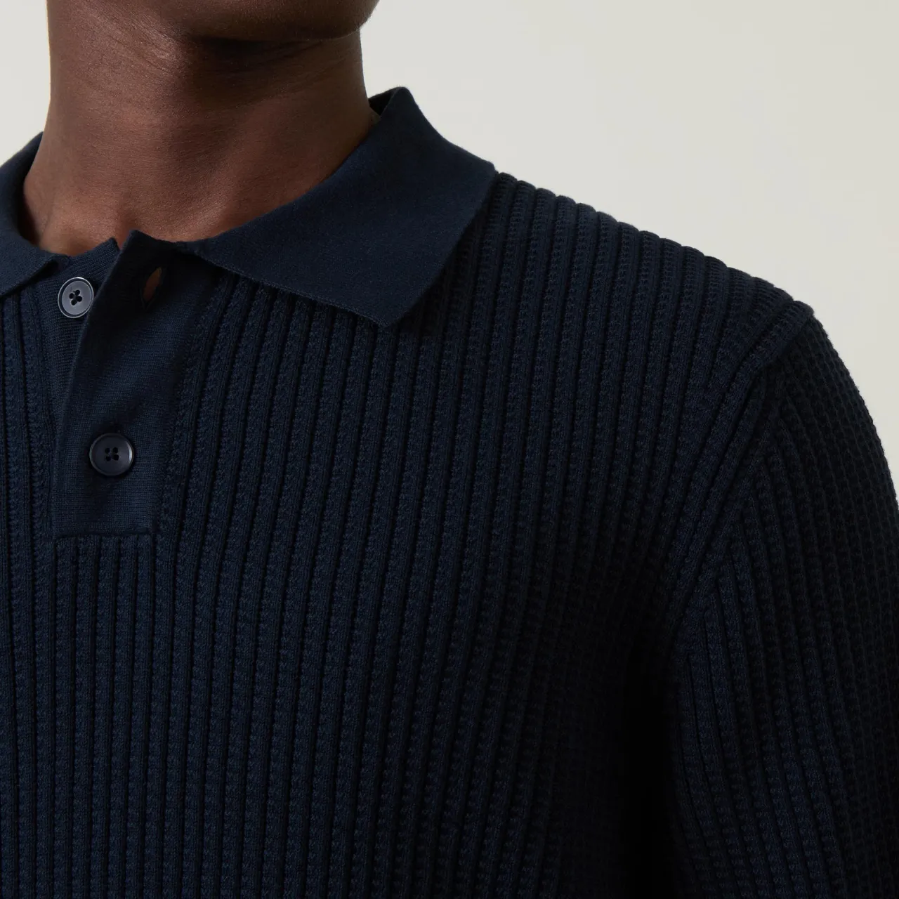 New BOSS Akoppo Ribbed Polo Shirt