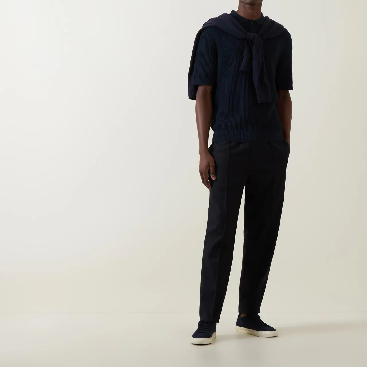 New BOSS Akoppo Ribbed Polo Shirt