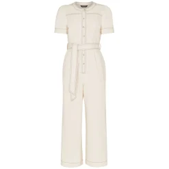 Outlet WHISTLES Alana Denim Jumpsuit