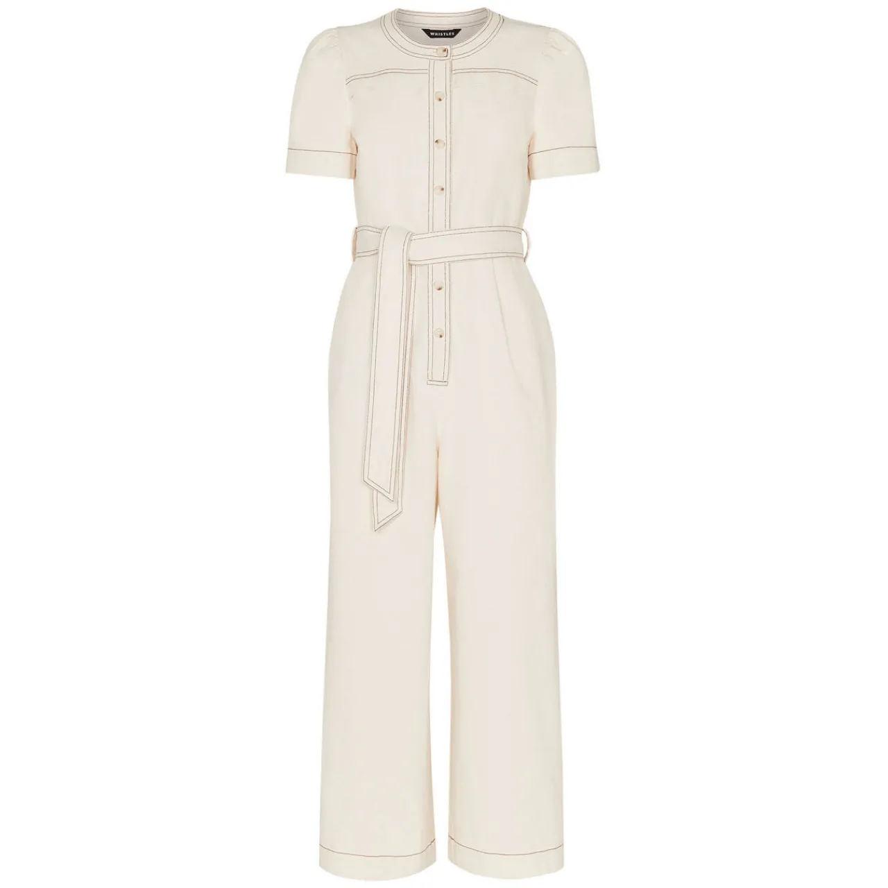 Outlet WHISTLES Alana Denim Jumpsuit