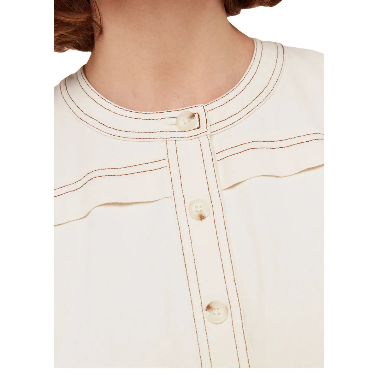 Outlet WHISTLES Alana Denim Jumpsuit