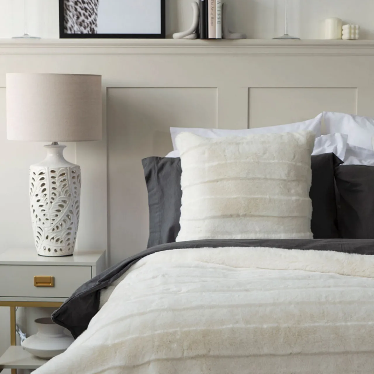 Hot BELLEDORM Alaska Cushion Snow