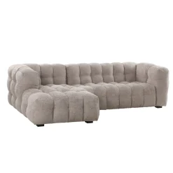 Best CASEYS FURNITURE Alba Chaise 4-Seater LHF Sofa Fine Beige Glam