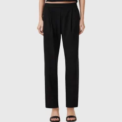Discount ALLSAINTS Aleida Mid-Rise Tapered Trousers