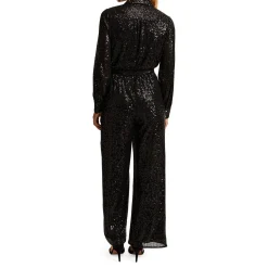 Alessandra Sequin Embellished Jumpsuit